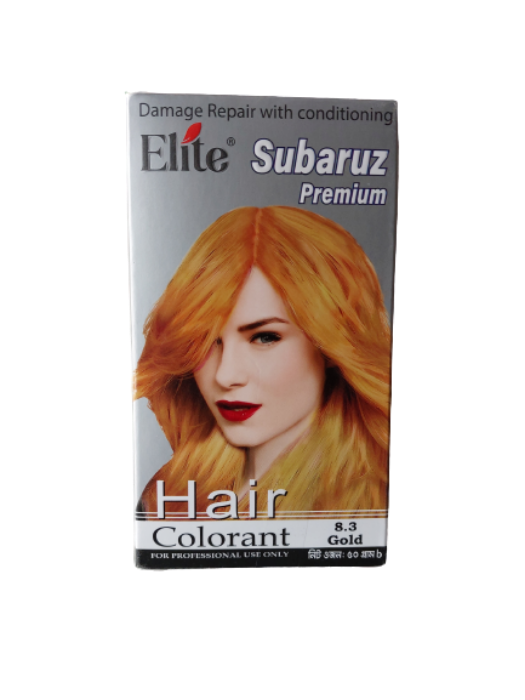 Elite Subaruz Premium HAIR Color (Gold 8.3)