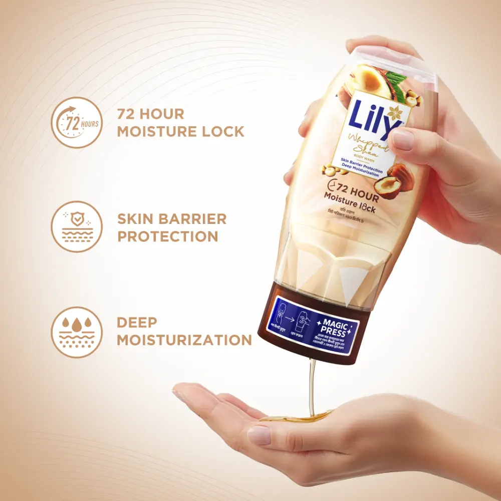 Lily Whipped Shea Body Wash-200ml - 5